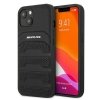 AMG AMHCP13SGSEBK iPhone 13 mini 5,4 czarny/black hardcase Leather Debossed Lines